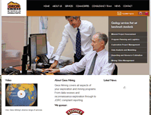 Tablet Screenshot of geosmining.com